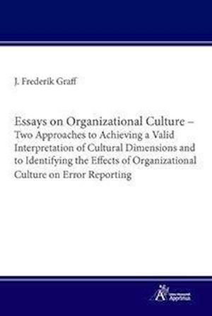 Cover for Graff · Essays on Organizational Culture (Book)