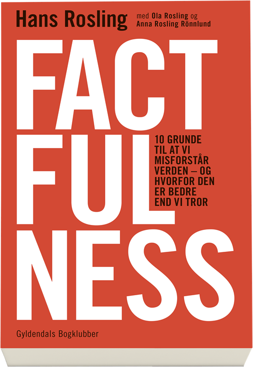Cover for Hans Rosling · Factfulness (Sewn Spine Book) [1. wydanie] (2018)