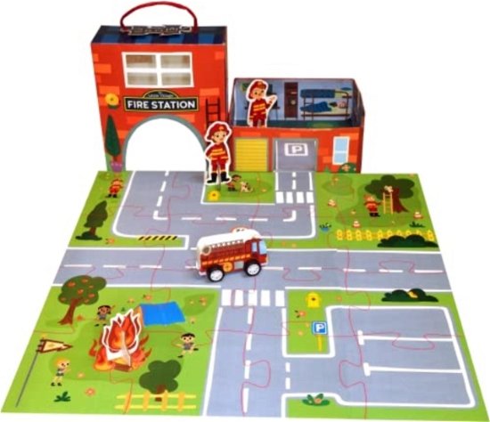 Cover for Anne Sofie Sternberg · Fire Station - What's Going On (Board book) (2022)