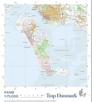 Cover for Trap Danmark · Trap Danmark: Kort over Fanø (Landkarten) (2021)