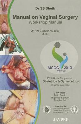 Cover for Hrishikesh D Pai · Manual on Vaginal Surgery: Workshop Manual (Paperback Book) (2013)