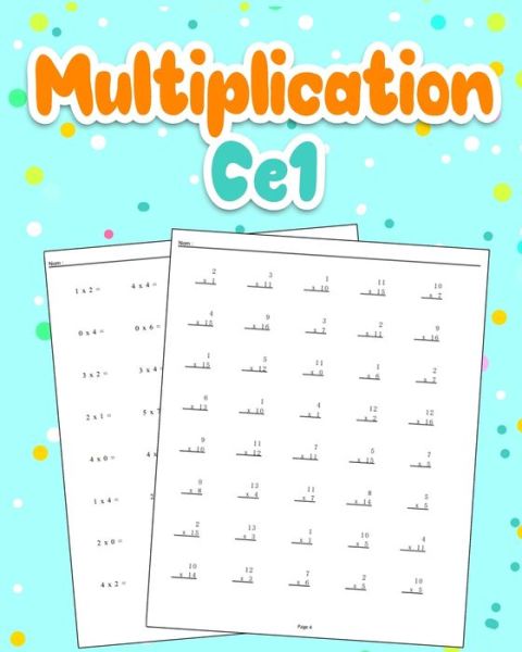 Cover for Ceciliaactivités Edition · Multiplication CE1 (Paperback Book) (2020)