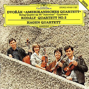 Cover for Hagen Quartet · Dvorak / Kodaly: Quartets (CD) (2001)