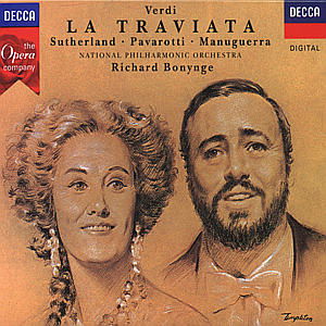 Verdi: La Traviata - Pavarotti / Sutherland / Bonyn - Musiikki - POL - 0028943049122 - perjantai 21. joulukuuta 2001