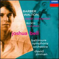 Cover for Bell Joshua · Barber: Violin Concerto (CD) (2001)
