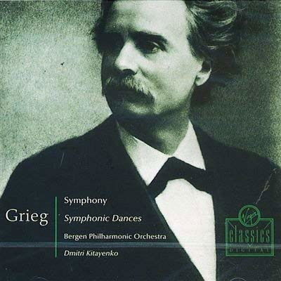 Cover for Edvard Grieg  · Sinfonia In Do (1863 64) (CD)