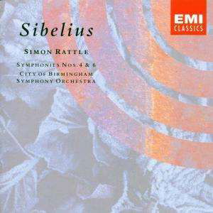 Sibelius: Symp. N. 4 & 6 - Rattle Simon - Music - EMI - 0077776412122 - 2004