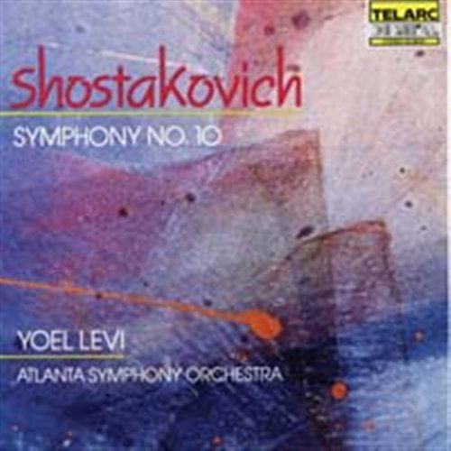 Symphony 10 - Shostakovich / Levi / Atlanta Symphony Orchestra - Musiikki - Telarc - 0089408024122 - keskiviikko 22. elokuuta 1990