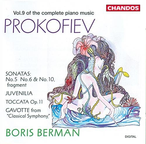 Cover for Prokofiev / Berman · Piano Sonatas 5, 6 &amp; 10 (CD) (1995)