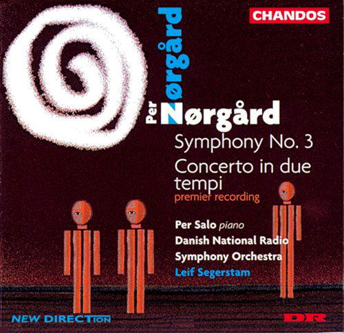 Cover for Norgad / Segerstam / Danish Natl Radio Choir &amp; Sym · Symphony 3 / Concerto in Due Tempi (CD) (1997)