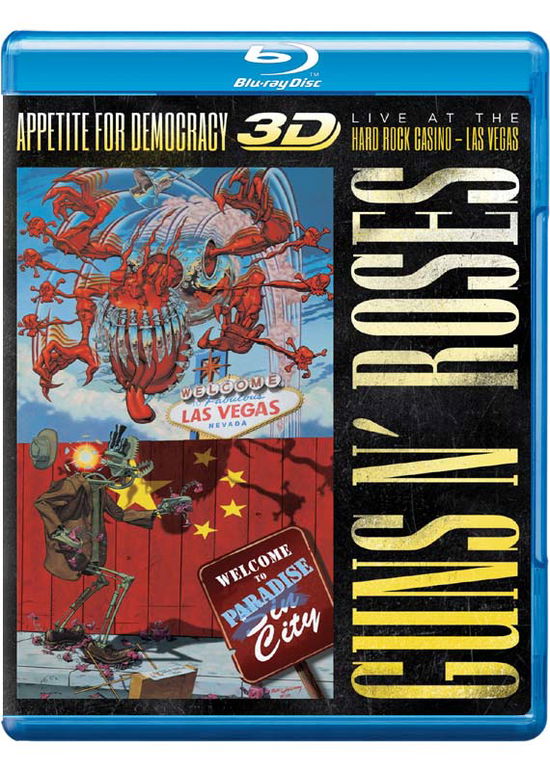 Cover for Guns N' Roses · Appetite for Democracy 3D -live 2012 (Blu-ray) (2014)