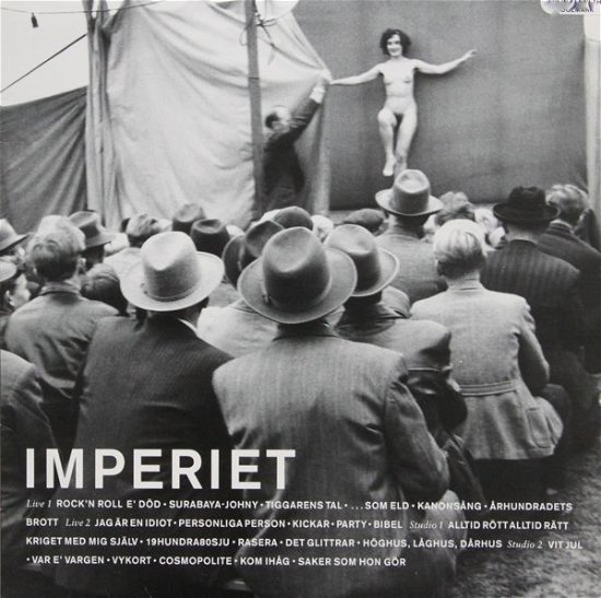 Cover for Imperiet · Studio - Live (LP) [Reissue edition] (2018)