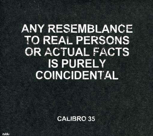 Cover for Calibro 35 · Any Resemblance to Real Persons or Actual Facts (CD) (2012)