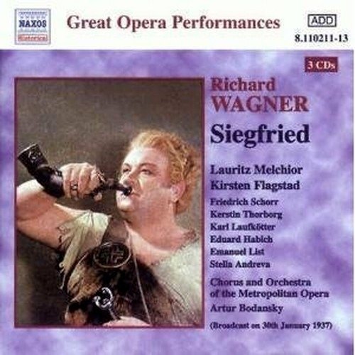 Cover for Bodansky / Melchior / Flagstad/+ · Wagner: Siegfried (CD) (2002)