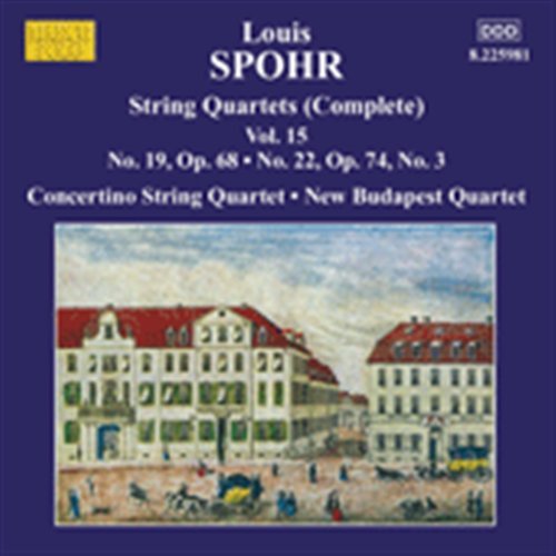 Spohr: Quartets Nos 19 & 22 - Spohr / Moscow Concertino Quartet - Musik - MARCO POLO - 0636943598122 - 28. Februar 2012