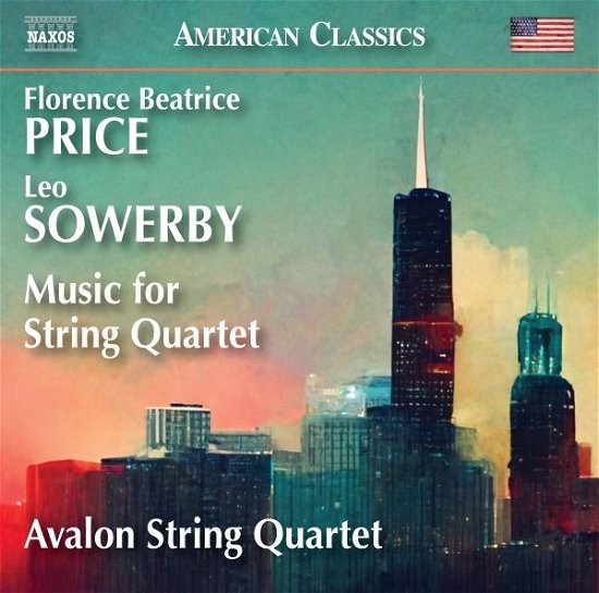 Cover for Avalon String Quartet · Leo Sowerby - Florence Beatrice Price: Music for String Quartet (CD) (2024)