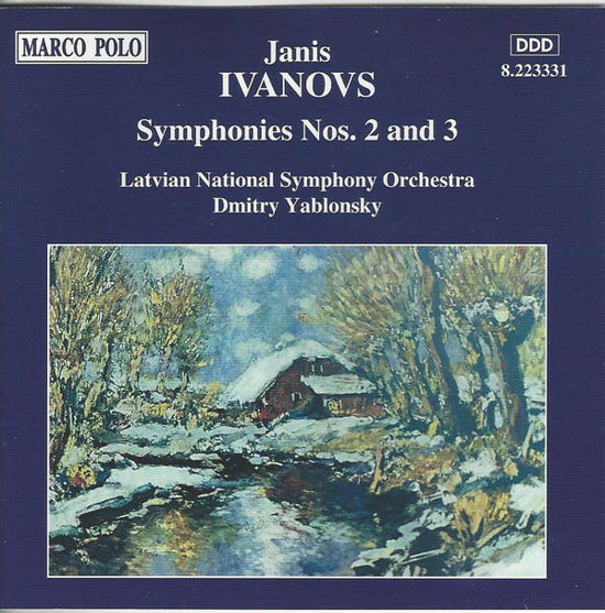 Symphonies No.2 & 3 - J. Ivanovs - Musikk - MARCO POLO - 0730099333122 - 30. juli 1996