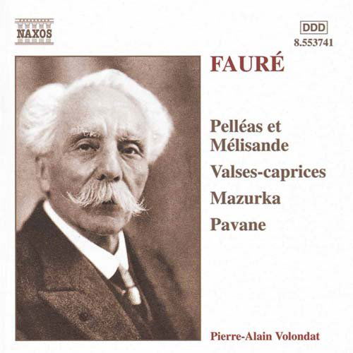 Cover for Faure / Volondat · Piano Music: Mazurka Op 32 / Pavane Op 50 (CD) (2000)
