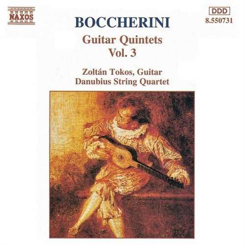 Cover for Boccherini / Tokos / Danubius String Quartet · Guitar Quintets 3 (CD) (1994)