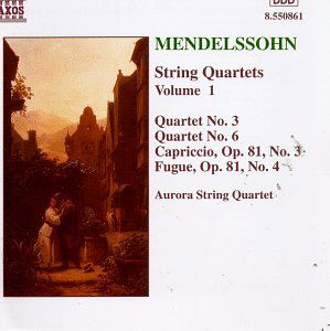 Cover for Mendelssohn / Aurora String Quartet · String Quartet 1 (CD) (1994)