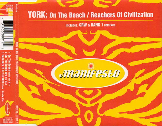 York-On Nte Beach Cd Single - York - Music -  - 0731456889122 - 