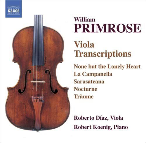 Cover for Roberto Diaz / Robert Koenig · Primrose / Viola Transcriptions (CD) (2006)
