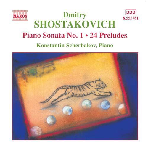 Cover for Shostakovich / Scherbakov · Piano Sonata 1 / 24 Preludes (CD) (2003)