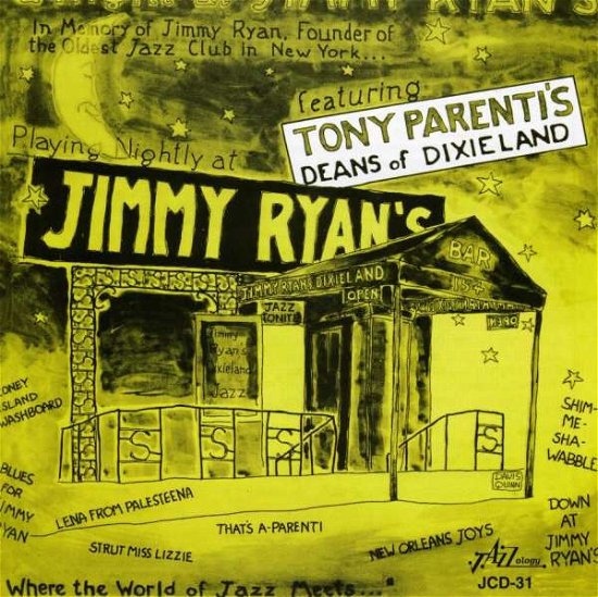 Cover for Tony Parenti · A Night At Jimmy Ryan's Nyc (CD) (2014)