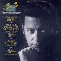 Cover for Brott / Mcgill Chamber Orch / Dubeau · Concerto for Violin &amp; Chamber Orchestra (CD) (1995)