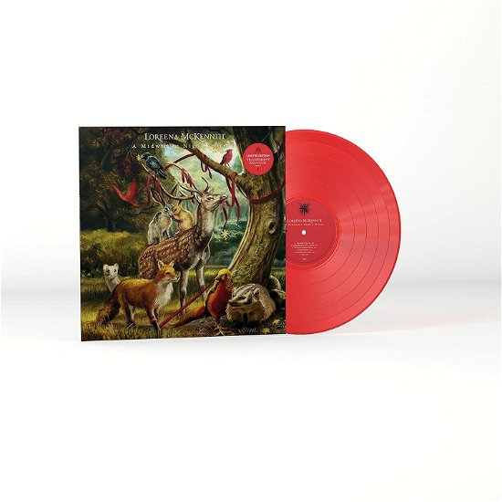 Cover for Loreena Mckennitt · A Midwinter Night's Dream [transparent Red Vinyl] (LP) [Reissue, Limited edition] (2022)