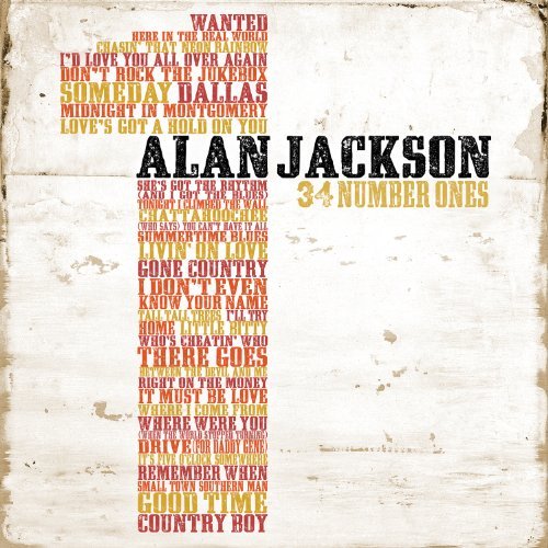 Cover for Alan Jackson · 34 Number Ones (CD) (2011)