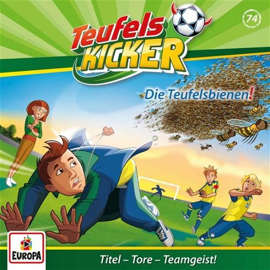 Cover for Teufelskicker · 074/die Teufels-bienen! (CD) (2018)