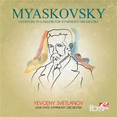 Cover for Myaskovskynikolay · Myaskovsky: Overture In G Major For Symphony Orch (CD) (2014)