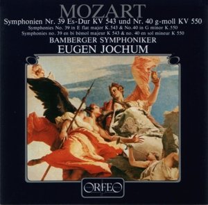 Symphonies 39 & 40 - Mozart / Bamberg Symphony / Jochum - Musik - ORFEO - 4011790045122 - 10 april 1995