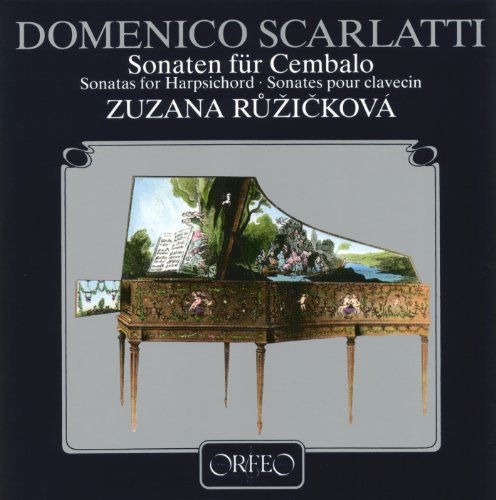 Cover for Zuzana Ruzickova · * Sonaten f.Cembalo K 406/159/519/384/388/29/113/+ (CD) (1987)