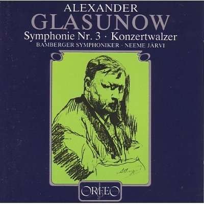 Cover for Glazunov / Jarvi / Bamberg Symphony Orchestra · Symphony 3 / Concert Waltz 2 (CD) (1994)
