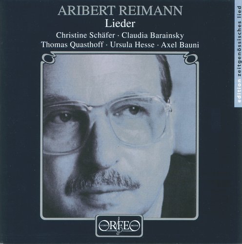 Liederen - A. Reimann - Musik - ORFEO - 4011790412122 - 20 april 1998