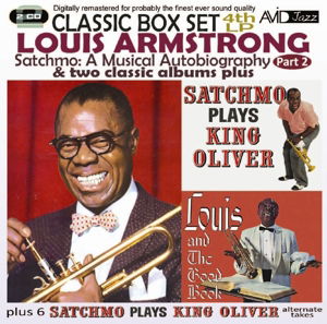 Satchmo: A Musical Autobiography - Part 2 (4Th Lp) & Two Classic Albums Plus (Satchmo Plays King Oliver / Louis And The Good Book) - Louis Armstrong - Musik - AVID - 5022810702122 - 1. April 2013