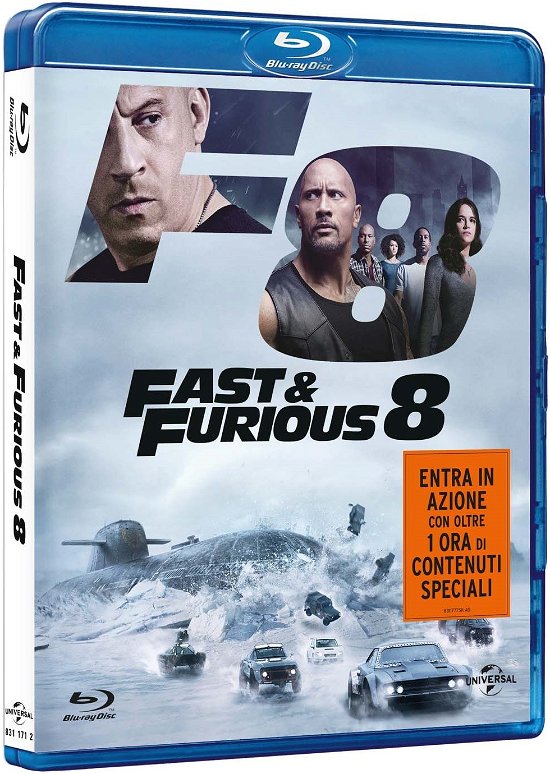 Cover for Fast and Furious 8 (Blu-ray) (2017)