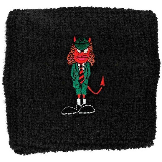 AC/DC Embroidered Wristband: Angus Devil (Loose) - AC/DC - Mercancía -  - 5055339708122 - 