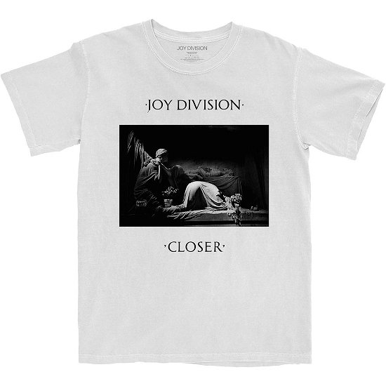 Cover for Joy Division · Joy Division Unisex T-Shirt: Classic Closer (T-shirt) [size XL] [White - Unisex edition]