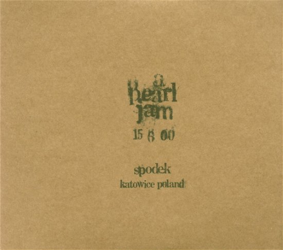 Cover for Pearl Jam · Pearl Jam-06/15 Katowice Poland (CD)