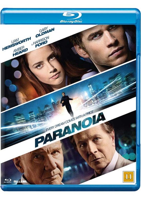 Cover for Liam Hemsworth / Gary Oldman / Amber Heard / Harrison Ford · Paranoia (Blu-ray) (2014)