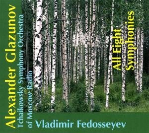 All Eight Symphonies - Glazunov / Tchaikovsky Sym Orch / Fedoseyev - Musikk - REL - 7619934213122 - 1. mars 2011