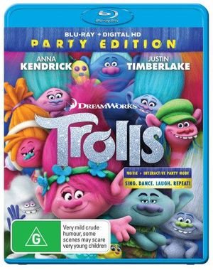 Cover for Trolls (Blu-ray) (2017)