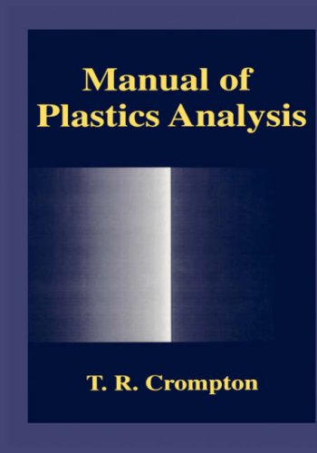 Cover for T.R Crompton · Manual of Plastics Analysis (Hardcover Book) [1998 edition] (1998)