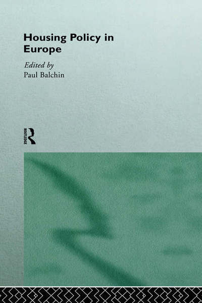 Housing Policy in Europe - Paul N. Balchin - Książki - Taylor & Francis Ltd - 9780415135122 - 26 września 1996