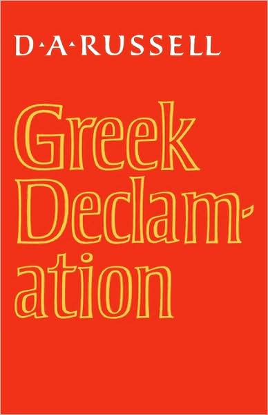 Cover for D. A. Russell · Greek Declamation (Paperback Book) (2009)