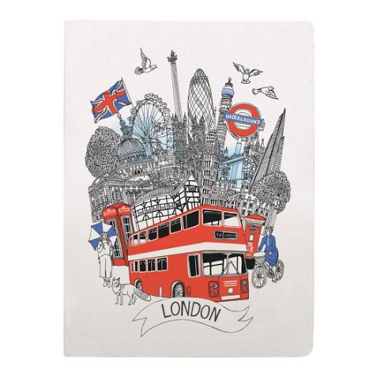 London Handmade Silkscreened Journal - Sarah McMenemy - Bücher - Galison - 9780735356122 - 15. August 2018