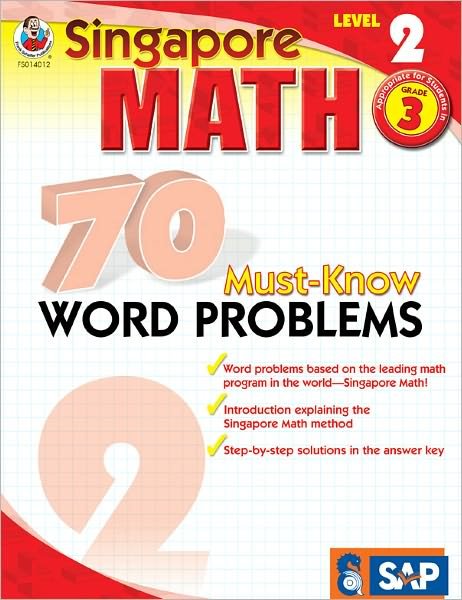 Singapore Math 70 Must-know Word Problems, Level 2 Grade 3 - Frank Schaffer Publications - Bøger - Frank Schaffer Publications - 9780768240122 - 1. juni 2009